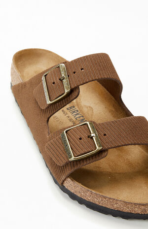 Arizona Corduroy Sandals Dark Tea image number 6