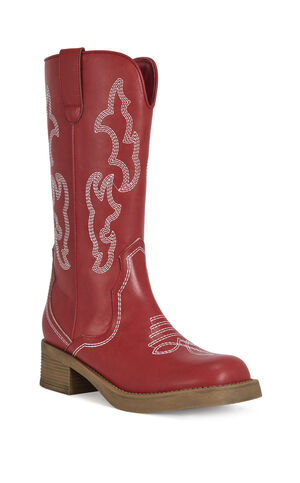 Women's Mariana Red Western Boots image number 2