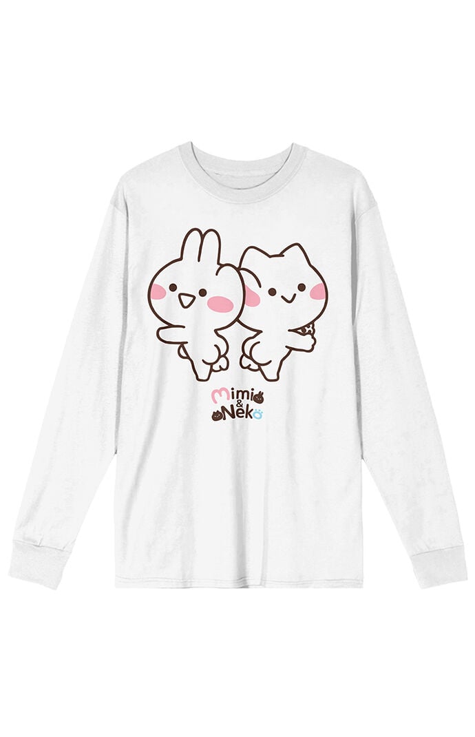 Mimi & Neko Rabbit White Long Sleeve T-Shirt | PacSun