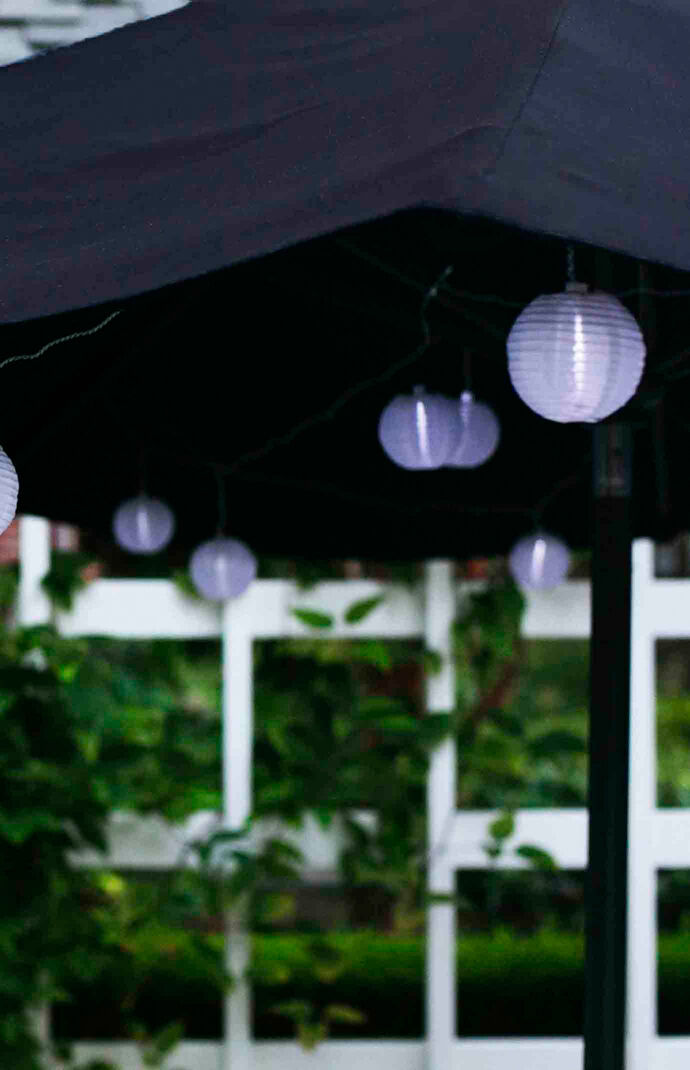 White Solar String Lights
