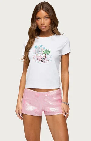 City Angel Beaded Baby T-Shirt image number 1