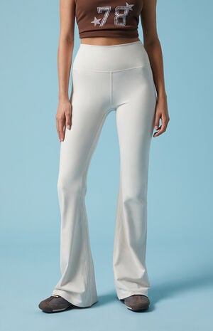 PAC WHISPER Active Ivory Franchise Flare Yoga Pants image number 2