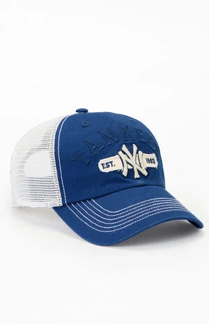 NY Yankees Two-Tone Trucker Hat image number 1