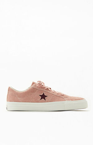 Pink One Star Vintage Suede Shoes image number 1