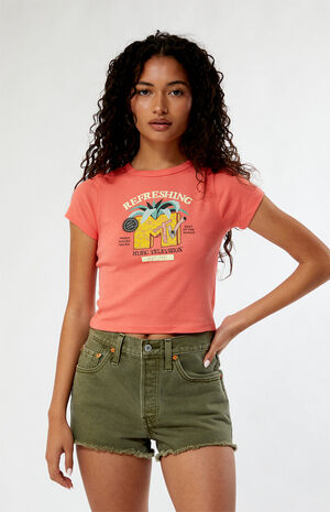 501 Original Khaki Denim Shorts image number 1