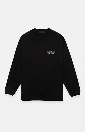 Black Long Sleeve T-Shirt image number 1