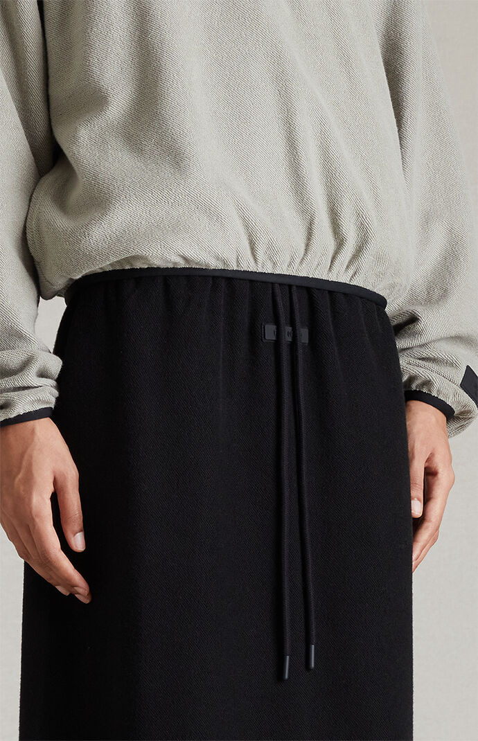 Fear of God Essentials★レディースフリーススカート★Skirt Fear of God Essentials Women's Jet Black Reverse Fleece Long