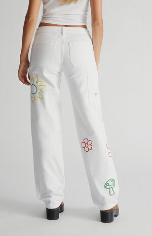 Graphic Low Rise Carpenter Pants image number 5