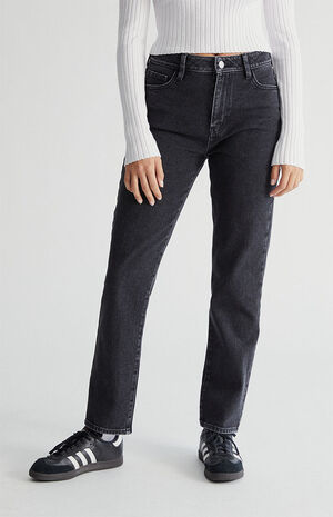 Eco Black Mom Jeans image number 1