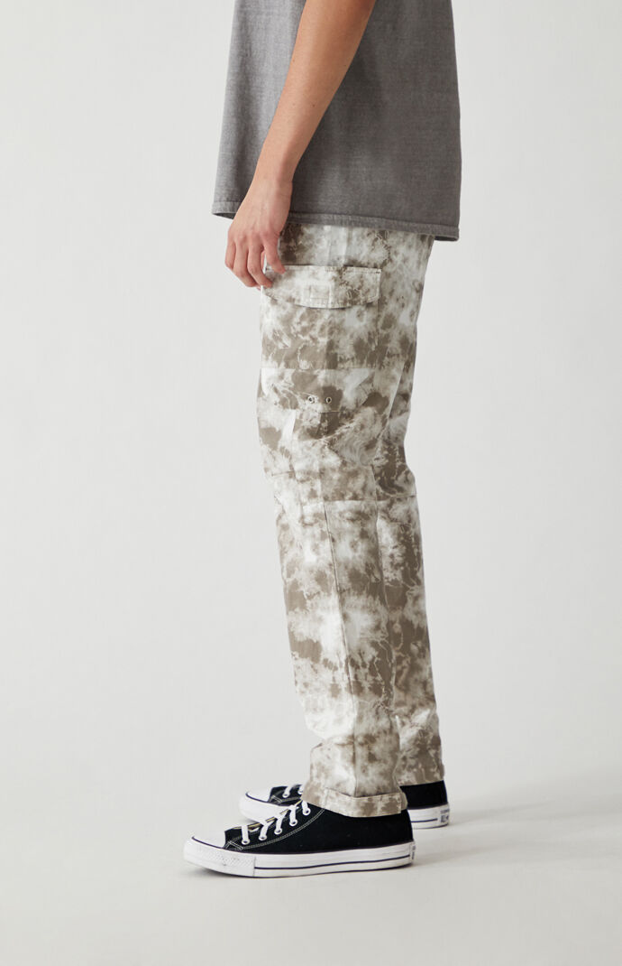 Cotton Nylon Slim Cargo Pants