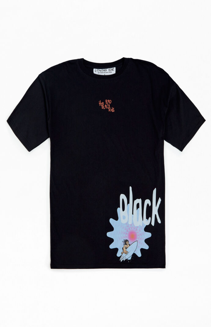 Rad Black Kids Black Surf T-Shirt | Pacsun