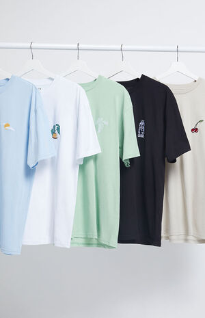 Eco 5 Pack Embroidered T-Shirts image number 2