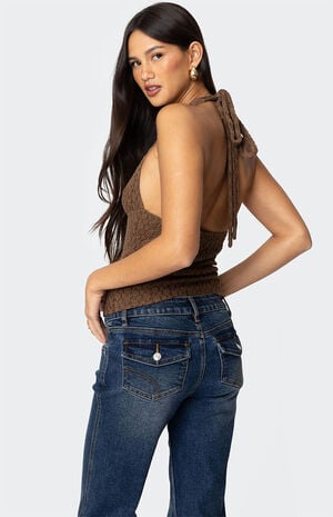 Willow Textured Halter Top image number 5