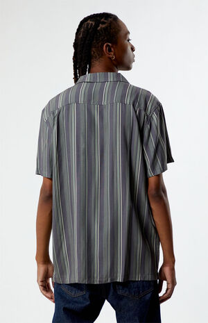 Viscose Stripe Camp Shirt image number 4