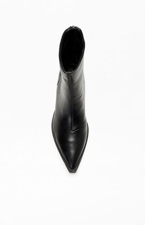 Matteo Croc Embossed Faux Leather Boots image number 5
