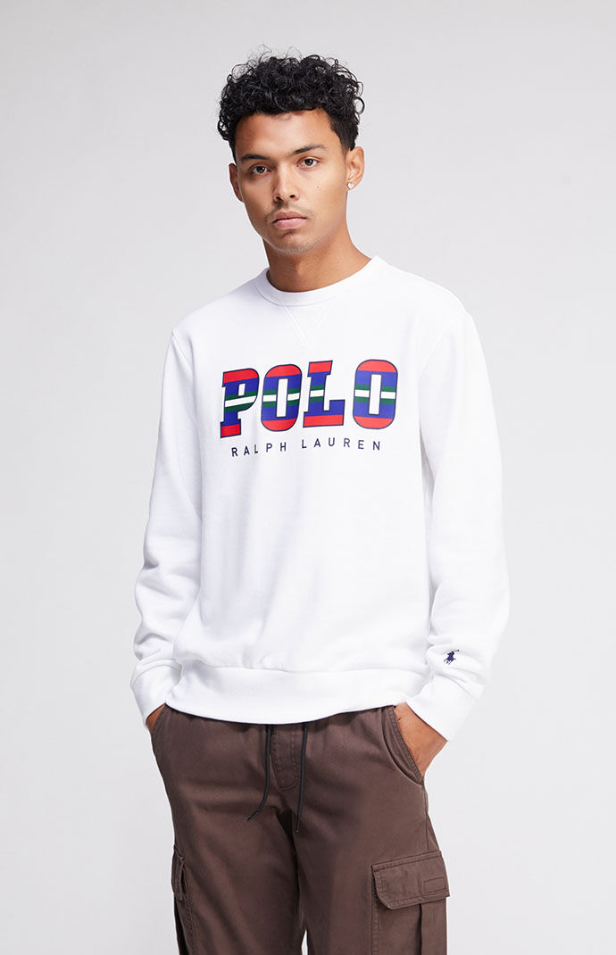 Polo ralph lauren best sale crew neck sweatshirt