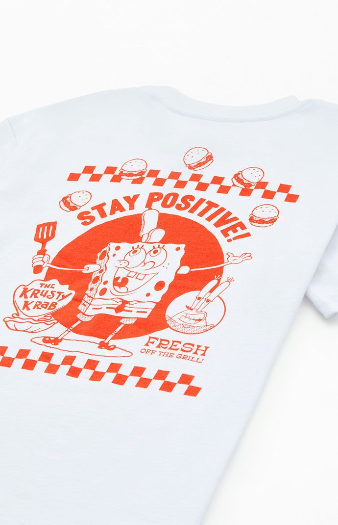 Kids SpongeBob SquarePants Stay Positive T Shirt PacSun