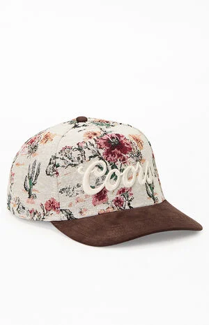 Jacquard and Faux Suede Coors Snapback Hat image number 1