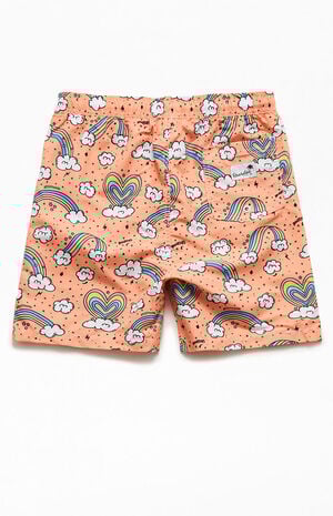 Kids Rainbows & Unicorns 15.5" Swim Trunks image number 2