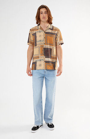 Neutral Bandana Camp Shirt image number 4