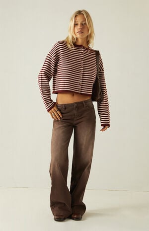 Georgia Rolled Button Front Cardigan image number 1