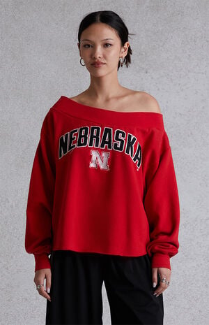 Off-The-Shoulder Sweatshirt image number 2