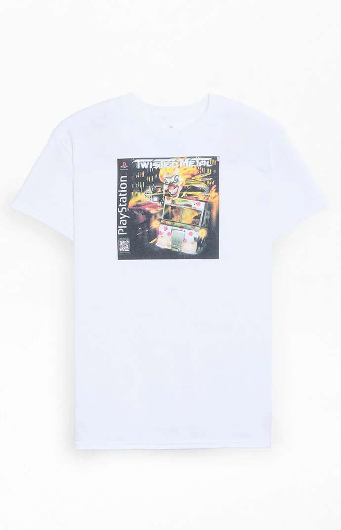 PacSun Twisted Metal PlayStation Game Case T-Shirt