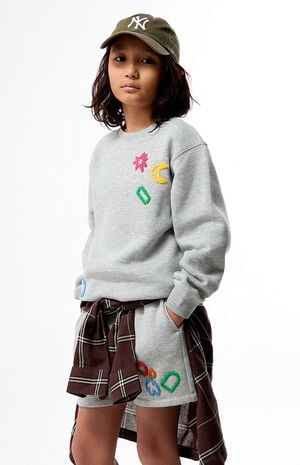Boucle Patch Crew Neck Sweatshirt&nbsp; image number 1