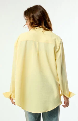 Naomi Long Sleeve Button Down Cover-Up Shirt image number 4