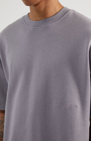 Gray Dive Fleece T-Shirt image number 3