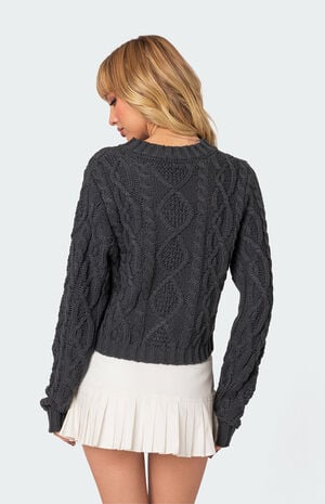 Poppy Cable Knit Sweater Poppy Cable Knit Sweater image number 5