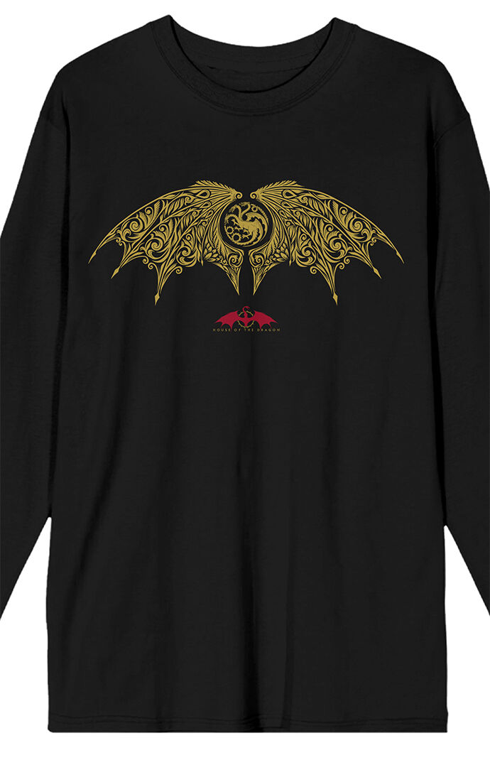 House Of the Dragon Wohoftdts012 T-Shirt, Bianco, S Donna
