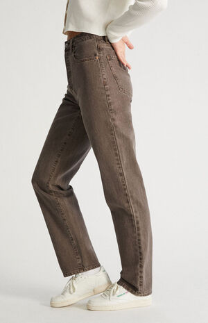 Eco Brown&nbsp;Dad Jeans image number 3