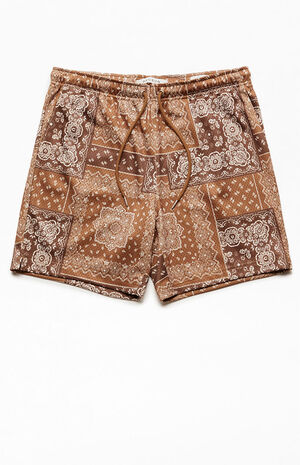 Paisley Mesh Shorts image number 1