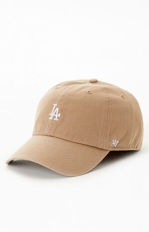 Khaki Small LA Dad Hat image number 4
