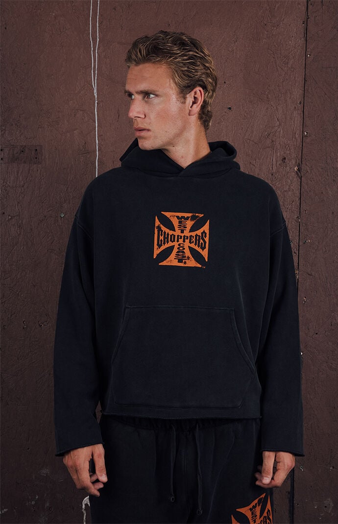 West Coast Choppers Orange Core Logo Hoodie | Pacsun