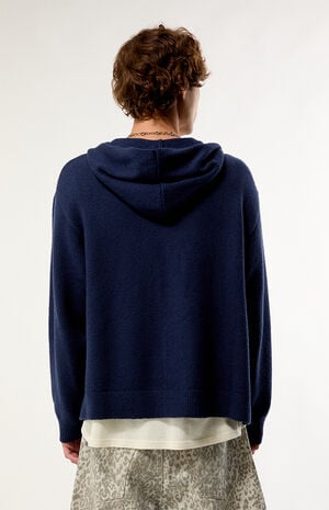 Navy Stockton Dual Zip Sweater image number 4
