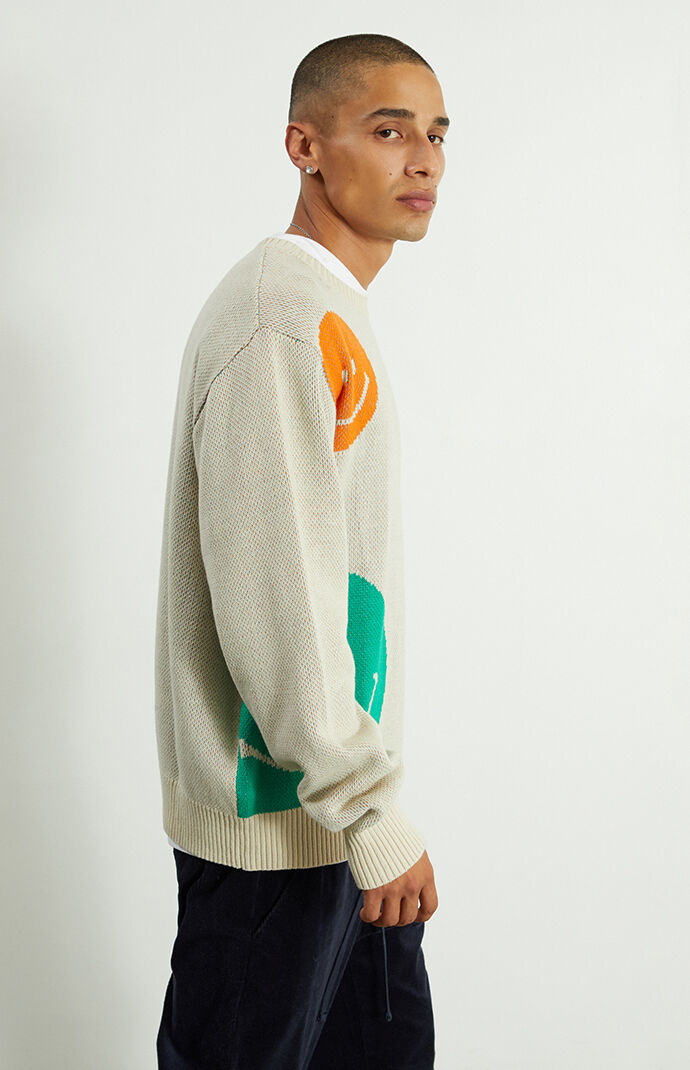 Pacsun smiley online face sweatshirt