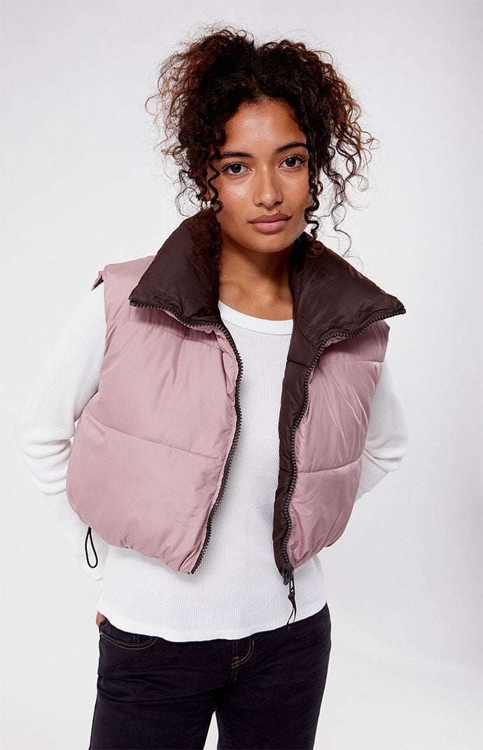 ジャケット・アウター sol Reversible Puffer Vest SOL soonerorlater / REVERSIBLE PUFFER VEST / GR