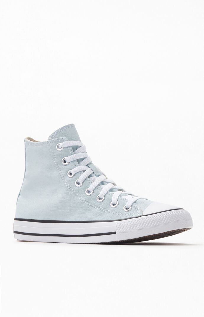 light blue high tops