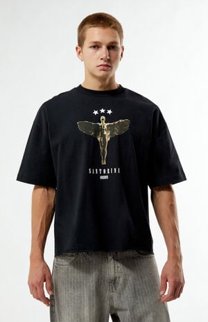 Santorini Cropped Boxy T-Shirt