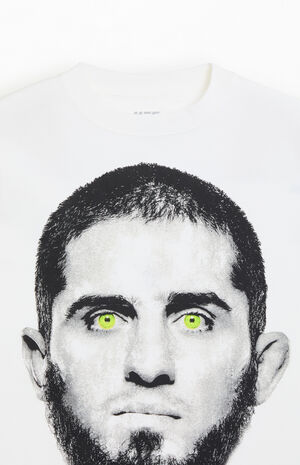 Islam Makhachev Eye Glow Oversized T-Shirt image number 2