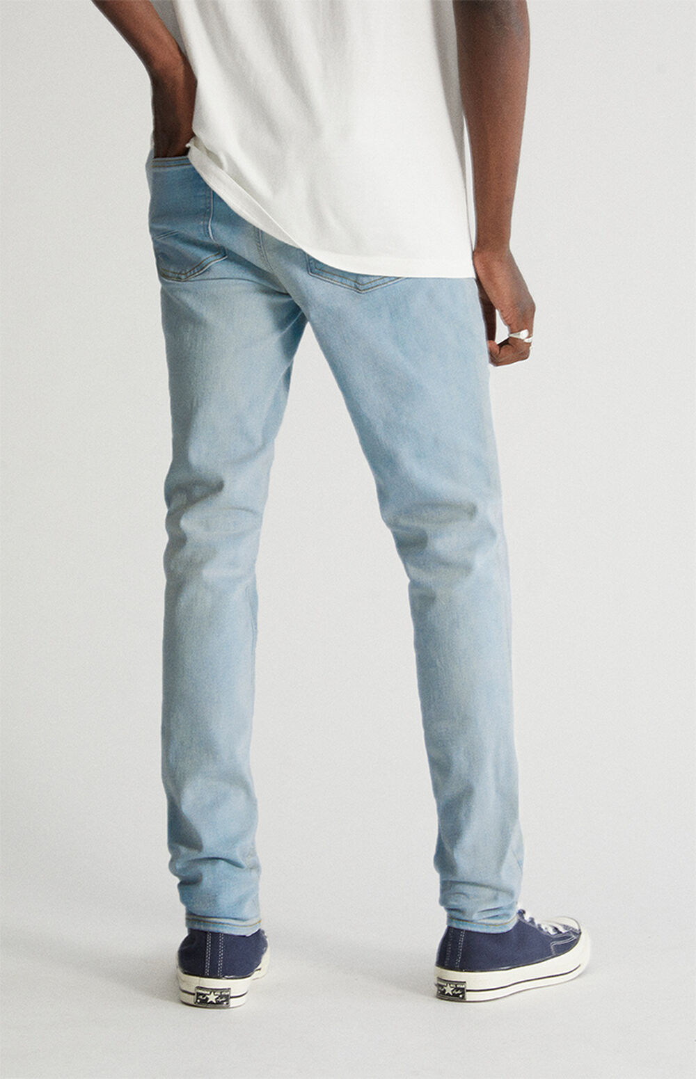 PacSun Light Stacked Skinny Jeans | PacSun