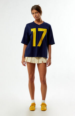 Michigan Wolverines Football Oversized T-Shirt image number 4