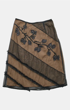 2000s Black Y2K Mid Skirt image number 1