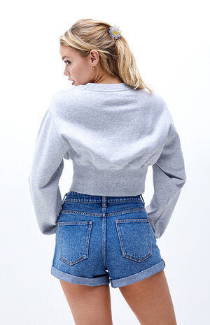 Medium Blue Mom Shorts image number 3