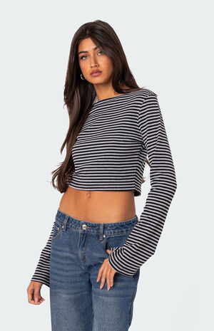 Charlee Striped Long Sleeve Top image number 3