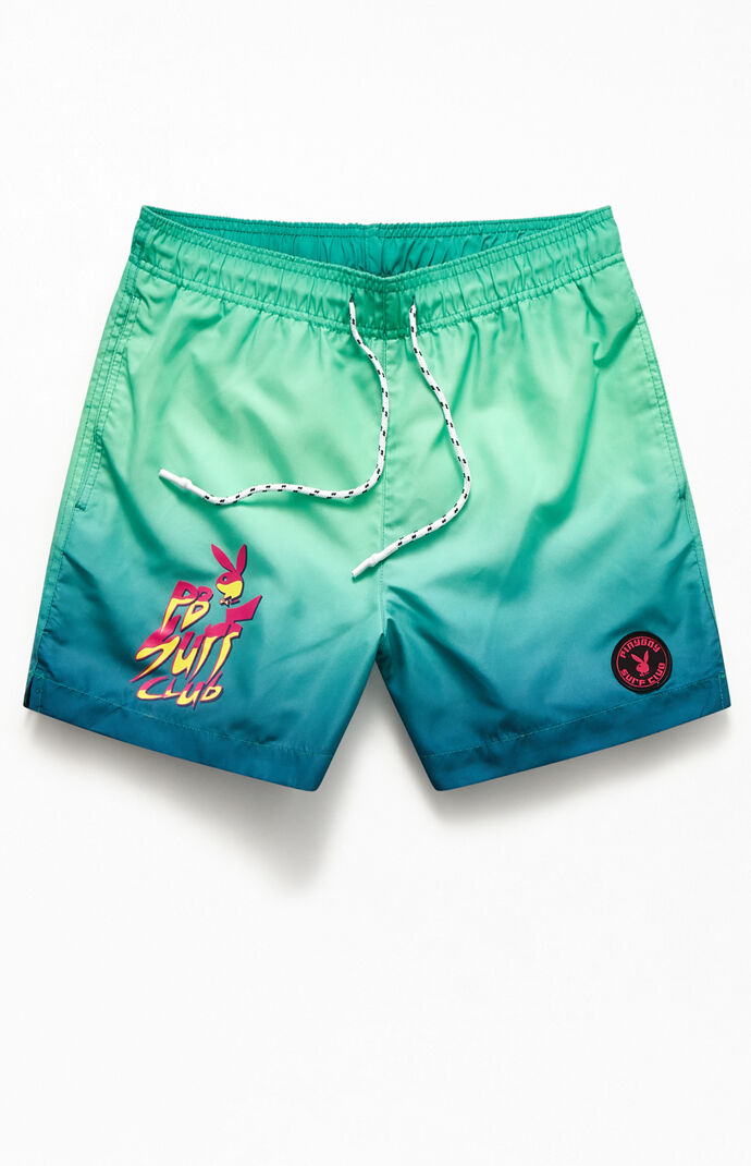 By PacSun Gradient Wax 15" Swim Trunks