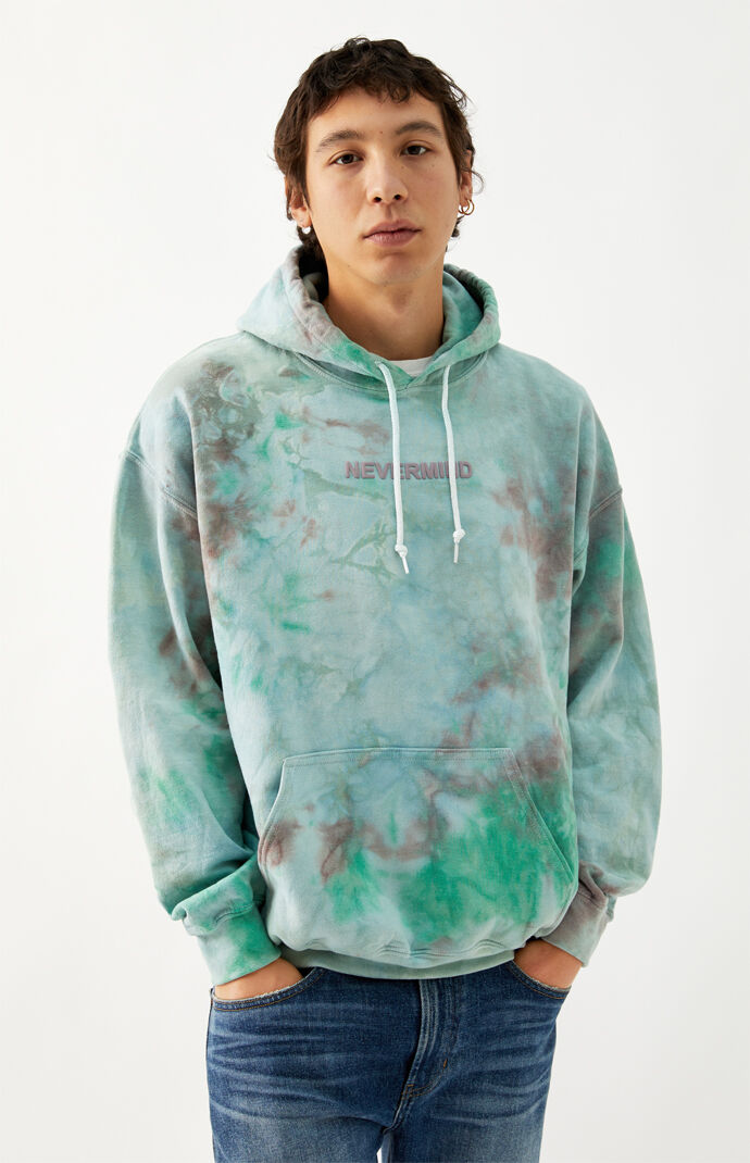 PacSun TieDyed Puff Nevermind Hoodie PacSun 62 off Cash Back