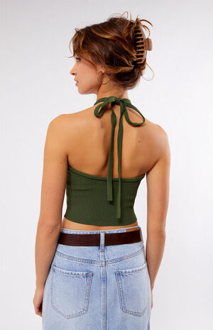 Stella Halter Sweater Top image number 4